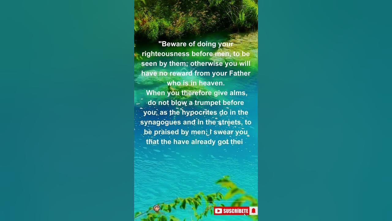 Matthew 6 1 2 shorts bible YouTube matthew-6-1-2-shorts-bible-youtube