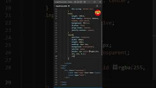 Awesome Input Focus | HTML CSS #shorts