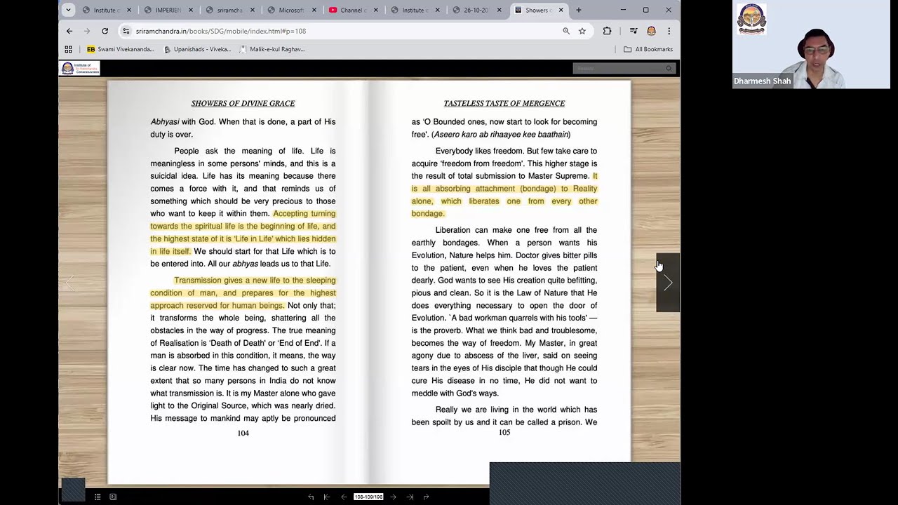 Tasteless Taste of Mergence - SDG & Commandment 9 - Dr KCV Vol 1 - Book Reading