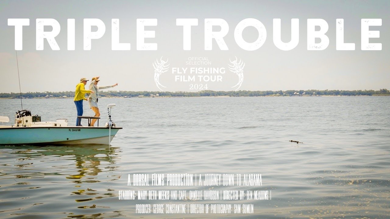 Fly Fishing Film Tour 2024 -- "Triple Trouble" -- Fly Fishing for Tripletail in Alabama