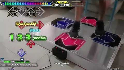 Homemade DDR dancepad in action | Happy Angel | Blind Justice | DDR Supernova