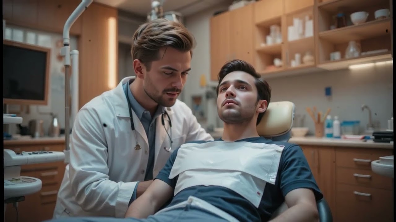 Mein Zahnarzt konnte den Blick nicht von meinen 58 cm abwenden, bis er das hie | Schwulengeschichten