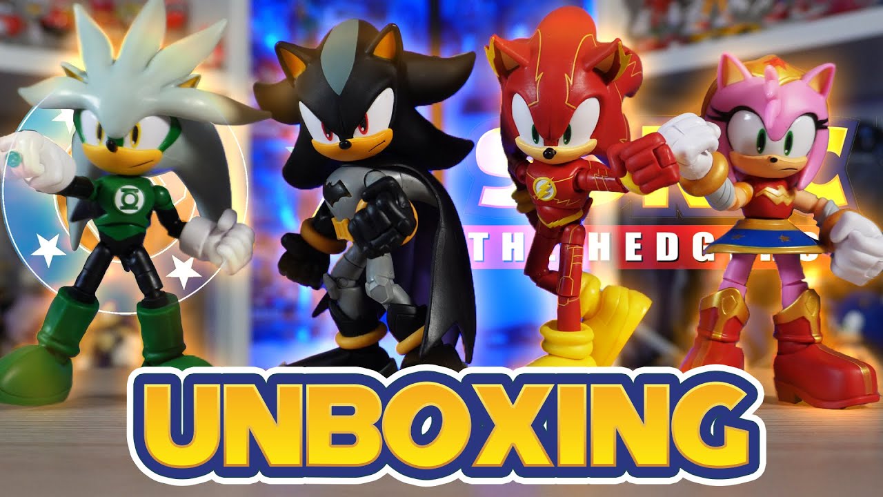 Распаковка ВСЕХ новых 5-дюймовых фигурок Sonic x DC от Jakks Pacific! | Обзор игрушки Sonic the H...