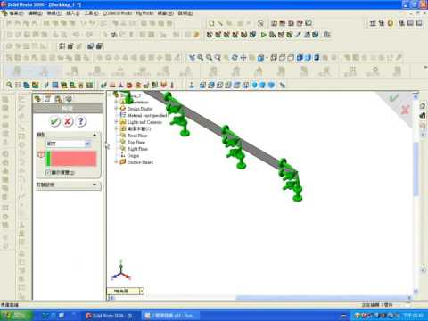 SolidWorks CAE 原廠線性驗證問題 3挫曲分析03框架挫曲