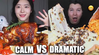 CALM vs DRAMATIC mukbangers