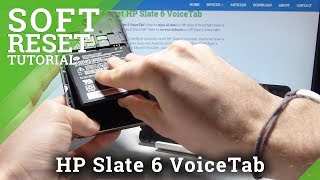 How to Remove Battery in HP Slate 6 VoiceTab - Restart / Soft Reset screenshot 3