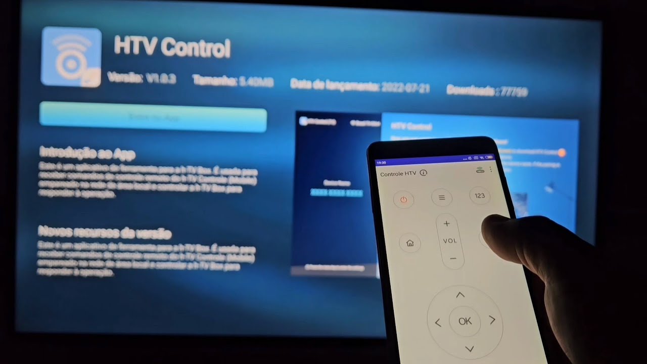Controle o HTV pelo celular - YouTube