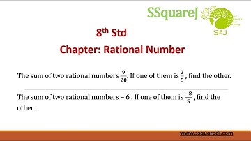 Rational Numbers || Class 8 || Concise Book || Solve according to given condition