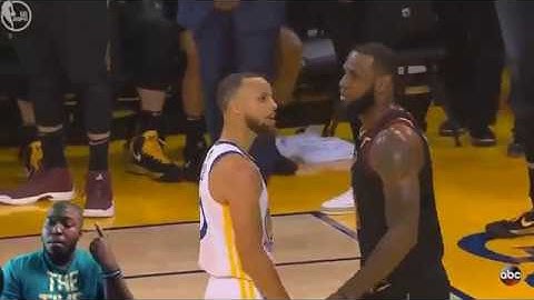 LeBron James And Stephen Curry Trash Talk! Warriors vs Cavaliers Game 1 2018 NBA Finals