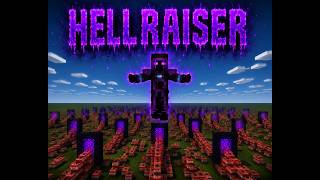 how to make the hellraiser. minecraft's most destructive weapon on bedrock