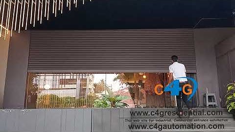 Automatic Rolling Shutter | Automatic Plain Design Rolling Shutter | Remote Control Rolling Shutter