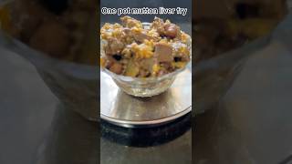 One pot mutton liver fry,naati style,South Indian recipe #homecooking#nonvegrecipe