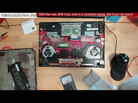 Can I fix a ripped off battery connector from the motherboard on Asus ROG GA502L laptop board fix