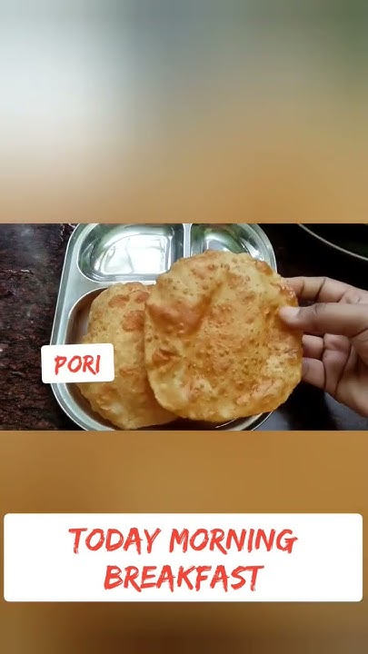 Today Morning Breakfast Poori sambar shorts yummy breakfastrecipe today-morning-breakfast-poori-sambar-shorts-yummy-breakfastrecipe