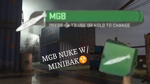 MGB NUKE ON SHIPMENT W/MINIBAK