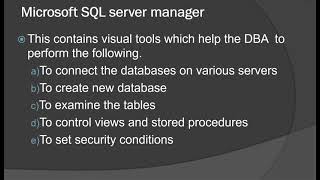 DBA TOOLS,BACKUP & RECOVERY