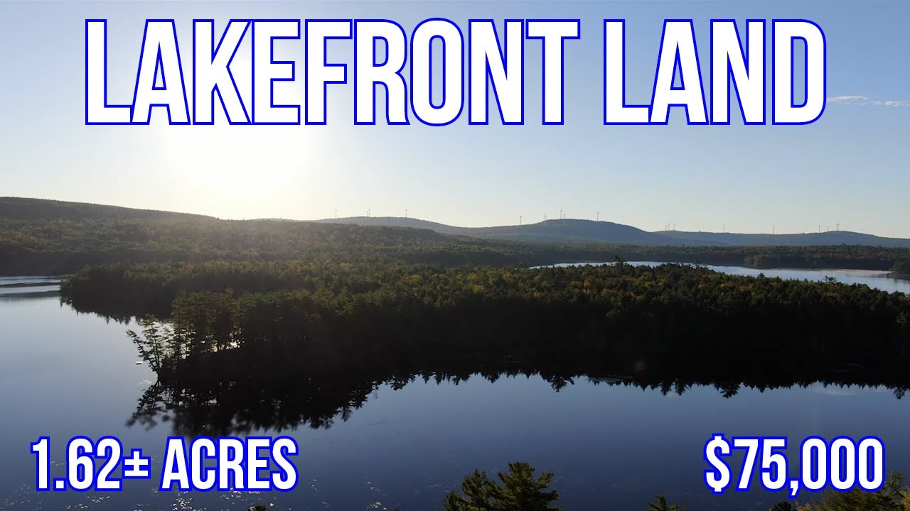 Lakefront Property in Lincoln ME Maine Real Estate YouTube