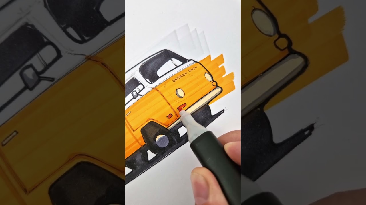 Marker sketch by Steven de Groot  