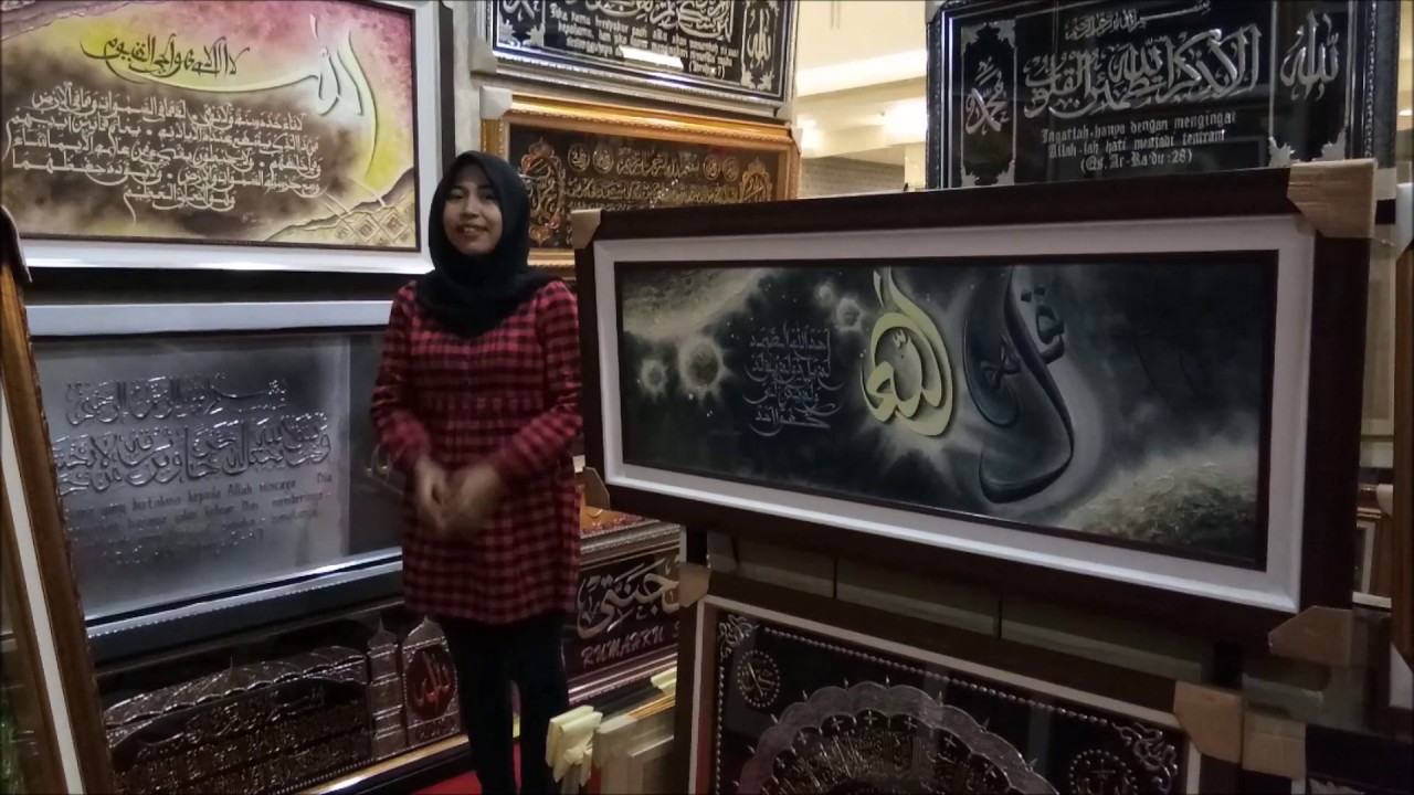 RAYA GALERY Review Produk Lukisan Kaligrafi Sutar