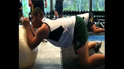 Scrum Strength   Swiss Ball Isometric Holds