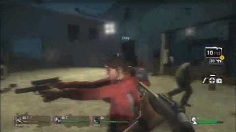 Blondy and Unreal Play Left 4 Dead Crash Course Part 2 (360)