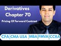 CFA Level 1 | Chapter 70 Pricing &amp; Valuation of Forward Contracts Explained in Hindi