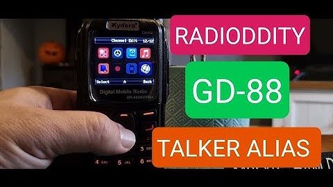 GD-88 Talker Alias - New Firmware