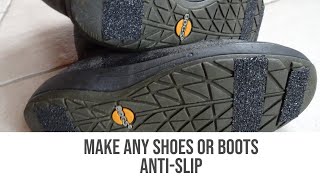 Give Any Footwear Grip - Anti-Slip Traction Footwear DIY