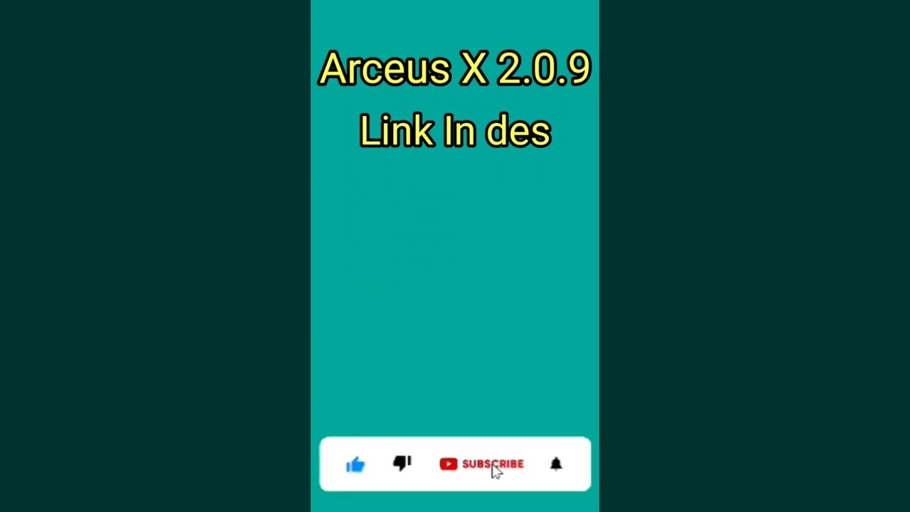 Arceus X 2.0.9 direct link download