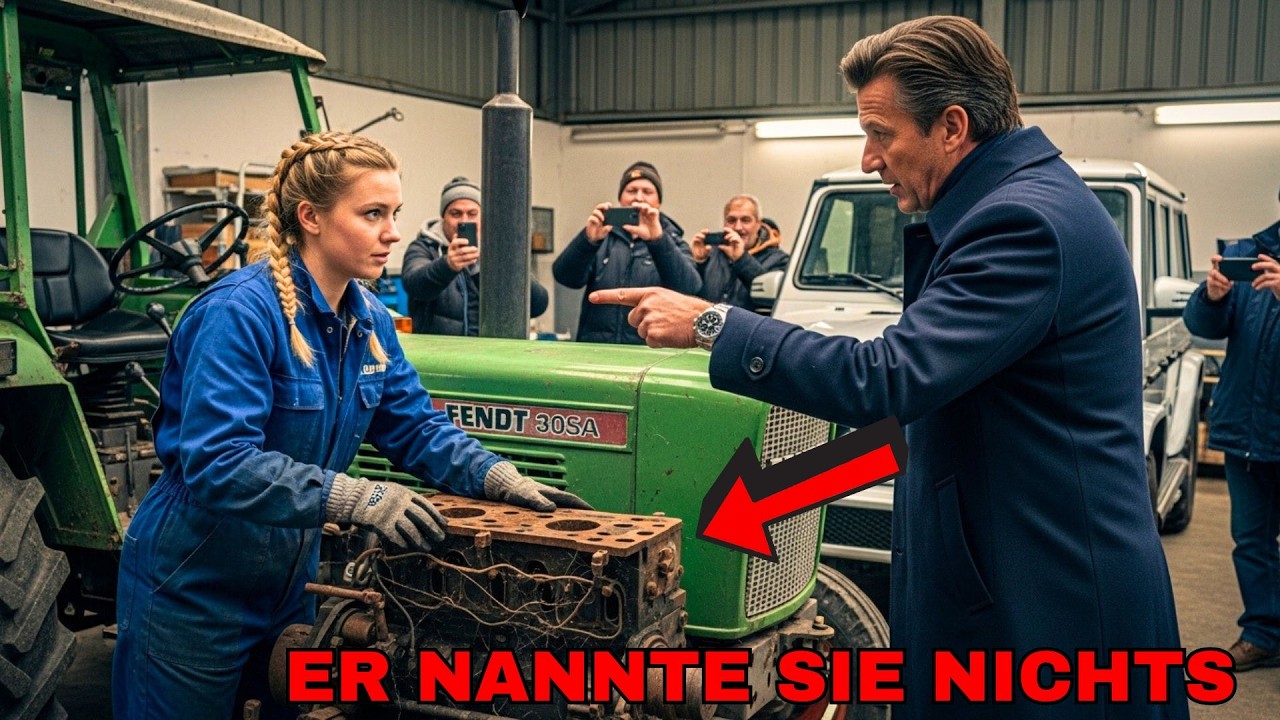 Der Fendt stand 26 Jahre still --- bis sie die Hand auf den kalten Motor legte