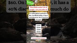Can you Solve this riddle! Only geniuses get this right! #shorts #math #riddlemathworld
