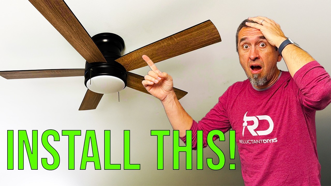 Ceiling Fan Installation for FIRST TIME DIYers!