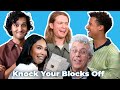 Interview with the vampire cast plays knock your blocks off  tv insider