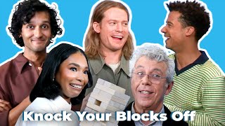 INTERVIEW WITH THE VAMPIRE cast plays KNOCK YOUR BLOCKS OFF | TV Insider screenshot 5