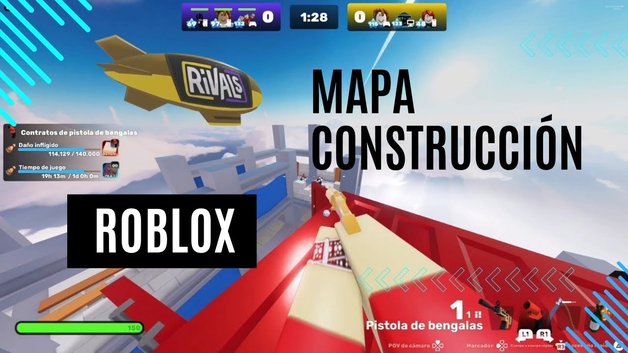 Construction Rivals Map Photo 🎮 Rivals Roblox Mapa Construcción - YouTube