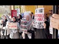 Lebanese students protest in Beirut in solidarity with Palestinians