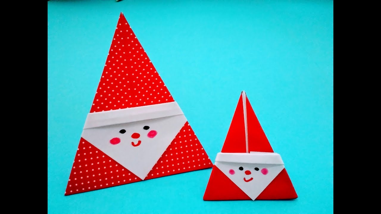 Santa Claus Easy Origami