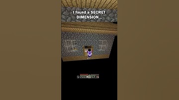 I found a SECRET DIMENSION...