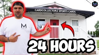 I Spent 24 Hours At @cardcollector2 MASSIVE Card Shop