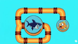 Save the Fish Challenge Hard Level | Pull The Pin | All levels | Android iOS Gameplay Rescue 01 screenshot 5