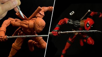 Sculpting DEADPOOL: Marvel Comics Masterpiece [ Watch the Transformation ] [Timelapse ]