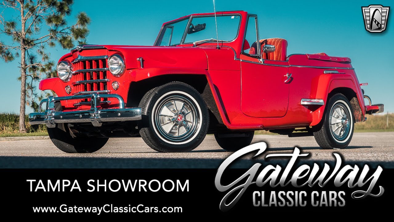 1950 Willys Jeepster, Gateway Classic Cars Tampa 1893 YouTube