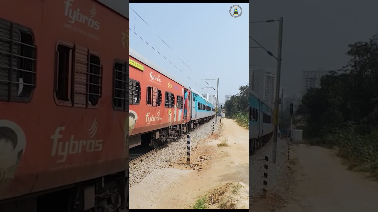 🚆 Train Passing Through Hoodi in Absolute Style! 🔥_2