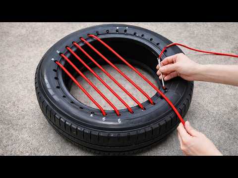Why do so few people know about this! 7 Free Recycling Ideas from car tires