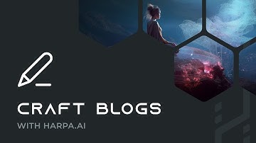 💫 Write blogs in minutes / Harnessing the Power of ChatGPT for Copywriting with HARPA.AI