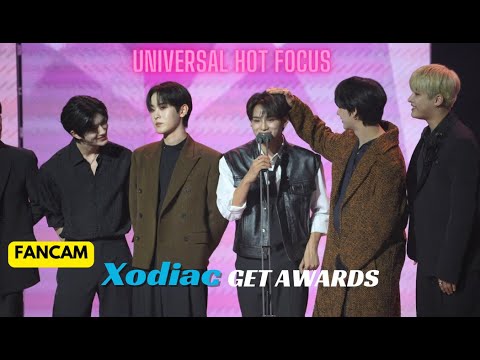 (Fancam) XODIAC Terima Awards Universal Hot Focus di USA 2024