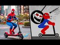 20 min best falls i stickman dismounting funny moments