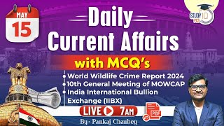 PCS Current Affairs 2024 | Daily Current Affairs + MCQs | 15 May Current Affairs 2024 | Pankaj Sir