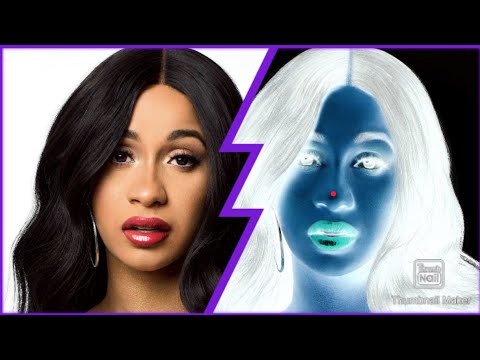 See Cardi B on your wall (Optical illusion)