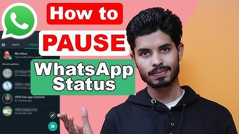 How to Pause WhatsApp Status | Awesome Trick | TechTorial